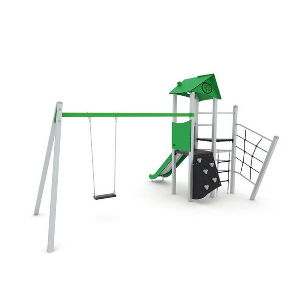 Schaukel-Spielturmkombination Steel +
