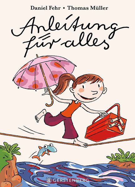 Kinderbuch, Anleitung, Illustration, Umhang, Geldbörse