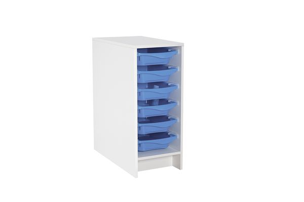 Schubladenkommode, Aufbewahrungsboxen, Schubladenorganizer, weiß, Korpus
