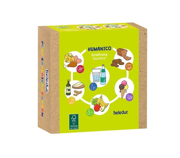 Humanico Ernährung, 27 Holz-Puzzleteile, ab 4 Jahre