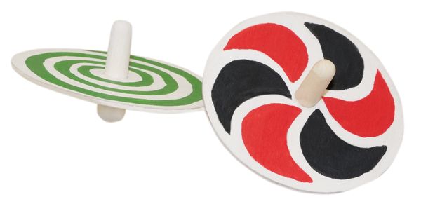 Holzkreisel zum Selbstgestalten, 12 Stück Holzkreisel zum Selbstgestalten, 12 Stück