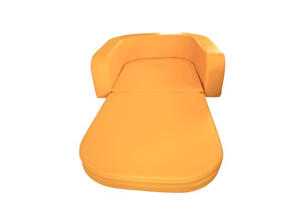 Klappbettliege mit Klappmatte, Farbe wählbar