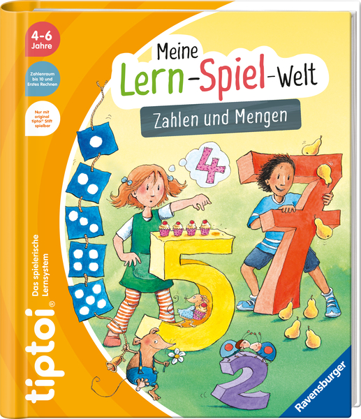 RAVENSBURGER tiptoi® Meine Lern-Spiel-Welt: Zahlen und Mengen, ab 4 Jahre RAVENSBURGER tiptoi® Meine Lern-Spiel-Welt: Zahlen und Mengen, ab 4 Jahre