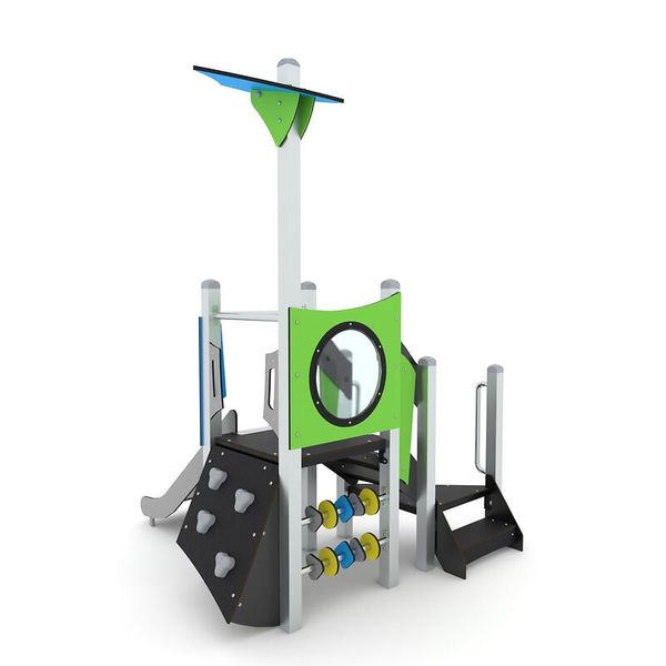 U3-Spielkombination mit Rutsche, Steel+