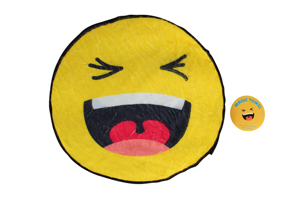 Magisches Handtuch, Smiley, 6 Stk.