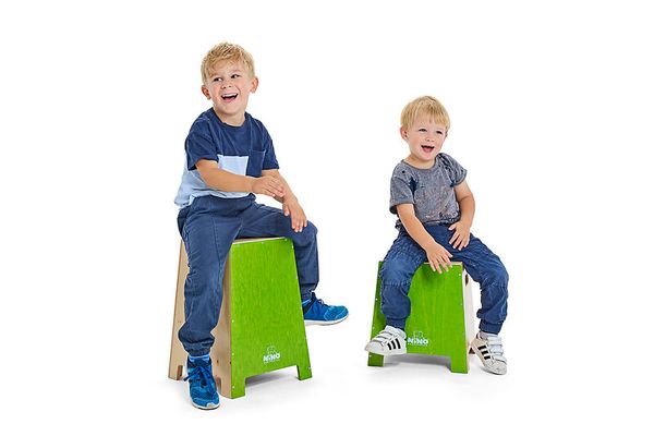 Kinder, Sitzhocker, Holz, Grün, Kinderzimmer