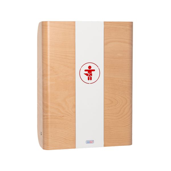 Holzgriff, Wandtasche, Schallplattenständer, Holzplatte, Kernholz