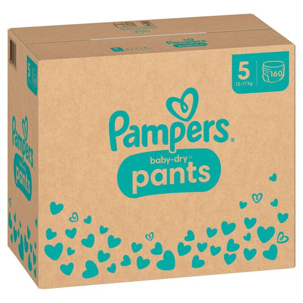 PAMPERS Baby Dry PANTS Gr. 5 Junior (12-17kg) 160 Stk.