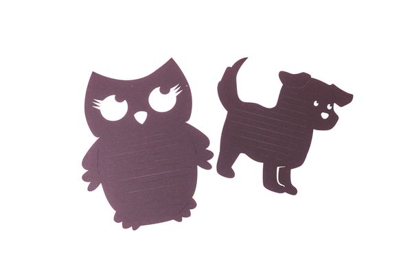 Eule, Katze, Silhouette, Ausschnitt, Dekoration
