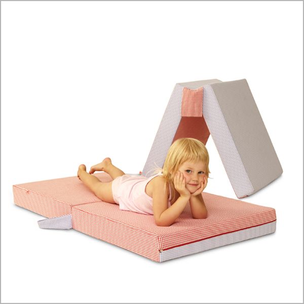 Klapppolster Karo, 10 cm hoch