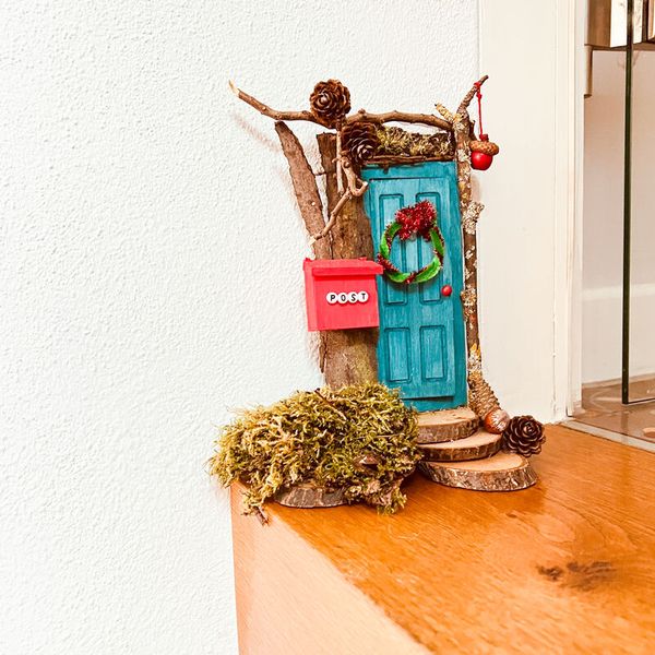 Wichteltür aus Holz, 3 Teile (SONDERANGEBOT)
