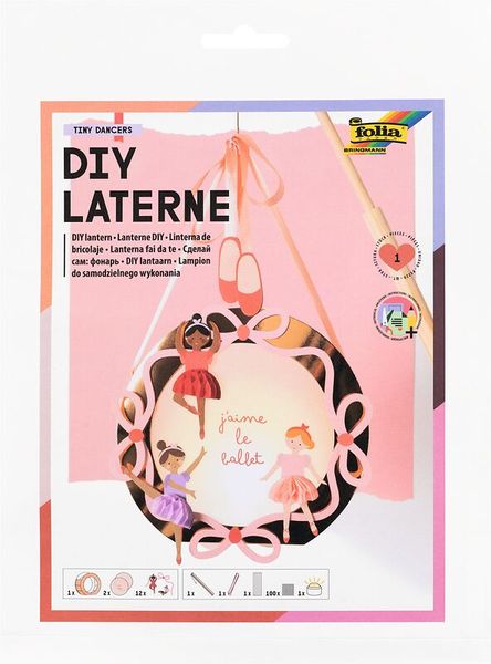 FOLIA Laternen-Bastelset Kleine Tänzer
