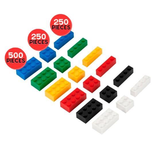 Q-Bricks Bausteine, Basismischung, 1000 Stück Q-Bricks Bausteine, Basismischung, 1000 Stück