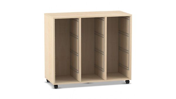 BETZOLD Flexeo® Wagen, 3-reihig für 12 LEGO® Education Boxen