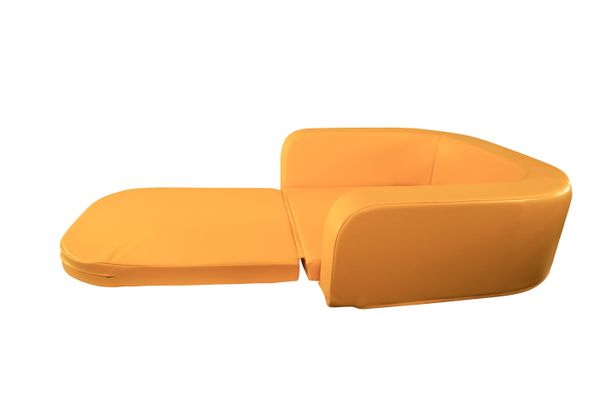 Klappbettliege mit Klappmatte, Farbe wählbar