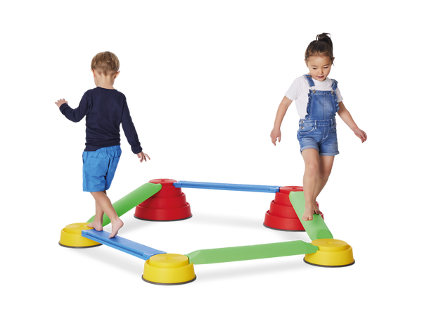 Mini Parkour Build N' Balance Starter Set Vibrant, 10 Teile, ab 2 Jahre