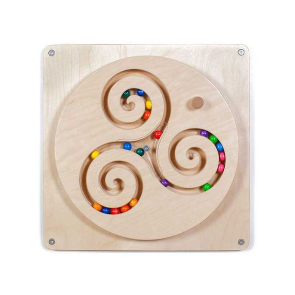 Holzpuzzle, Parcourspiel, Ringe- Spiel, Kugelbahn, Kinderkuschelspiel