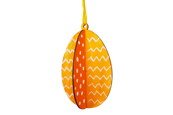 Ostereier 3D, 13cm hoch, 6 Stück Ostereier 3D, 13cm hoch, 6 Stück