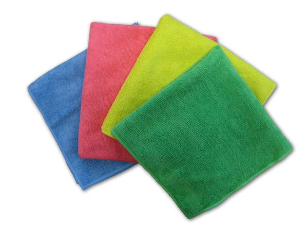 colorful cloths, microfiber cloths, soft towel, reusable cloth, multi-color set