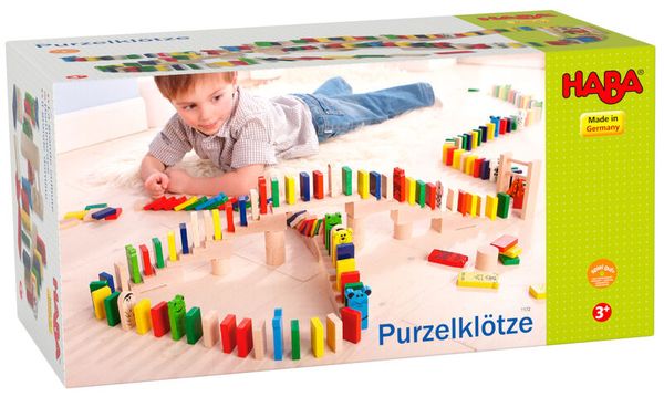 HABA Purzelklötze aus Holz, 240 Teile, ab 3 Jahre HABA Purzelklötze aus Holz, 240 Teile, ab 3 Jahre