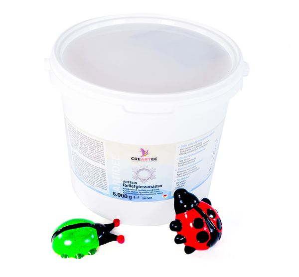 Artelin Reliefgießmasse weiss, 5 kg Artelin Reliefgießmasse weiss, 5 kg