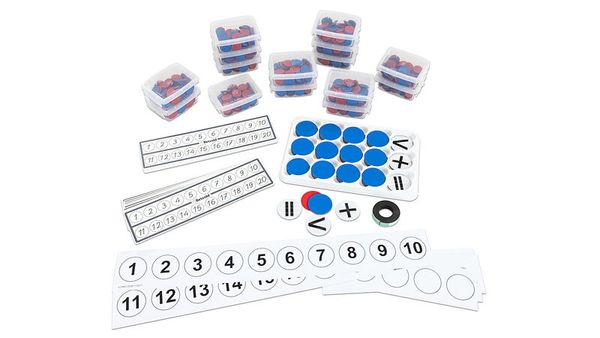 Rechen-Set mit 750 Wendeplättchen