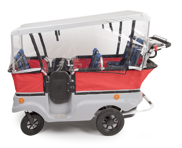 Fahrrad-Gepäckträger, Kinderwagen, Cargorad, Schiebtischwagen, Verdeckte Sitzbank