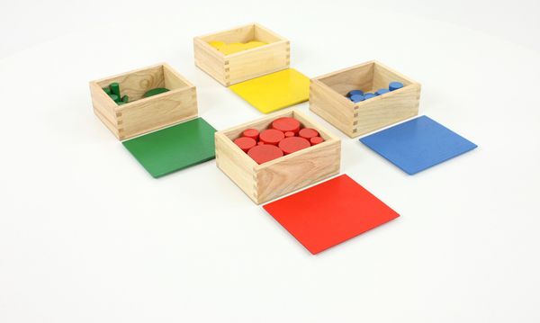 BETZOLD Set mit farbigen Zylindern