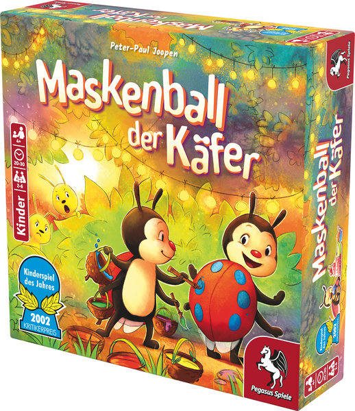 Kinderboardgame, Maskenball, Käfer, Ladybug, Biene