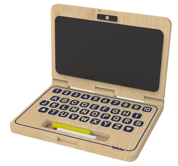 Tastatur, Holz, Schreibset, Kreide, Board