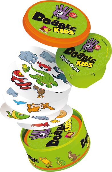 Kartenspiel Dobble Kids, 2-5 Spieler, Spieldauer 10 Min., ab 4 Jahre Kartenspiel Dobble Kids, 2-5 Spieler, Spieldauer 10 Min., ab 4 Jahre