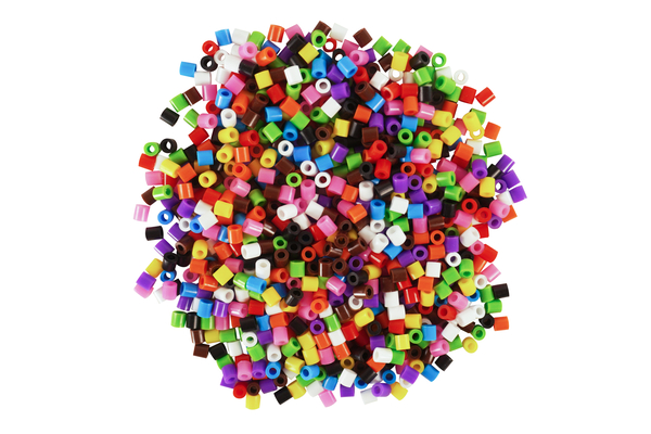 Perler beads, Mosaic beads, Colorful beads, Bead crafting, Tiny beads
