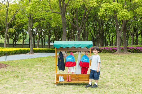 Mobile Outdoor-Garderobe, LxBxH 109 x 50 x 132 cm Mobile Outdoor-Garderobe, LxBxH 109 x 50 x 132 cm