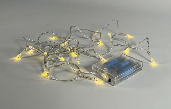 LED Lichterkette warmweiß, 20 LED