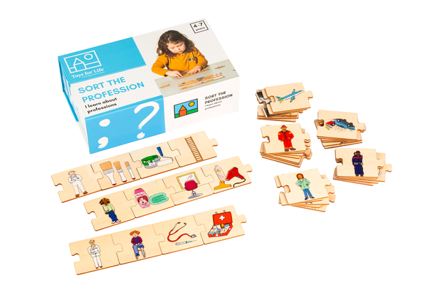 TOYS FOR LIFE sort the profession - Lernspiel Berufe, ab 3 Jahre TOYS FOR LIFE sort the profession - Lernspiel Berufe, ab 3 Jahre