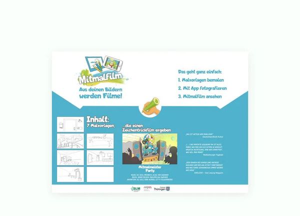 Mitmalfilm DIN A5 "Mitmalmeister Party" Mitmalfilm DIN A5 "Mitmalmeister Party"