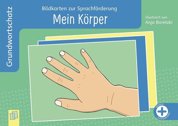 Bildkarten zur Sprachförderung: Grundwortschatz Mein Körper
