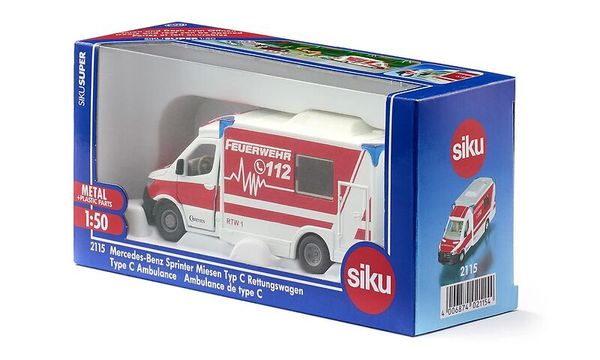 SIKU Mercedes-Benz Sprinter Rettungswagen