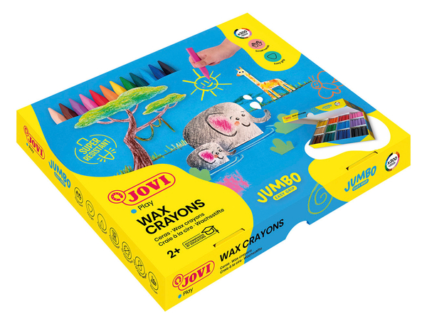 JOVI Wachsstifte TRIWAX 300er Box, 25 Stück je Farbe JOVI Wachsstifte TRIWAX 300er Box, 25 Stück je Farbe