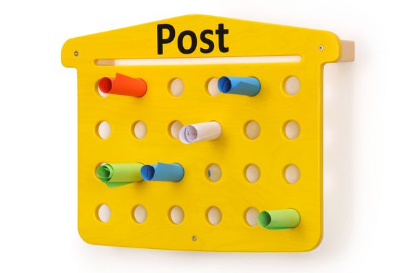 post, wandboard?, pegboard, spielzeug, bunt
