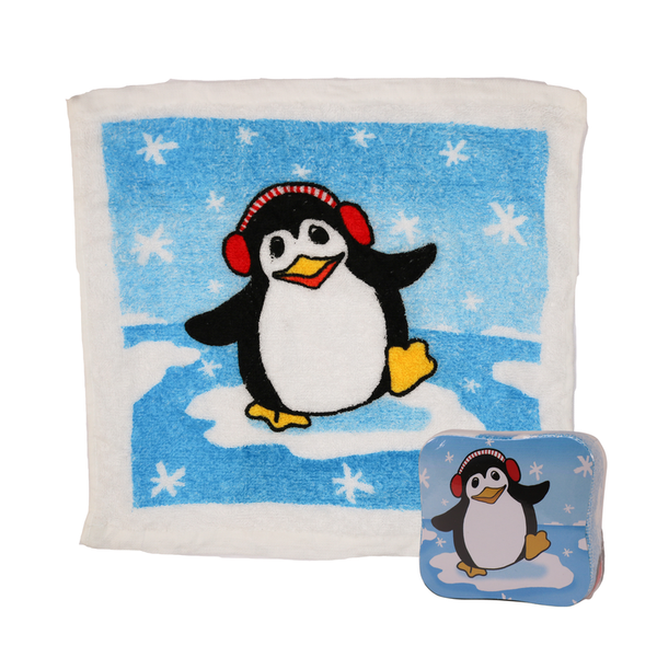 Magisches Handtuch, Pinguin im Schnee, 1 Stück Magisches Handtuch, Pinguin im Schnee, 1 Stück