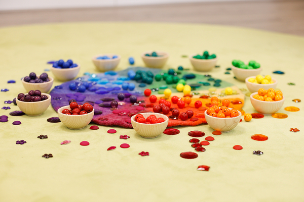 BAUSPIEL Regenbogenfarbkreis komplett BAUSPIEL Regenbogenfarbkreis komplett