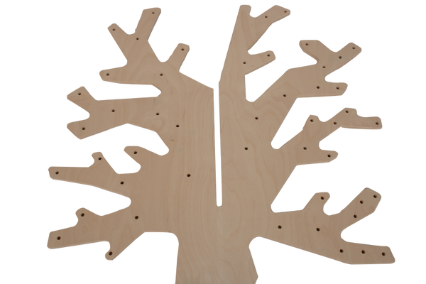 Jahresthemenbaum aus Birke Natur, 110 x 80 cm