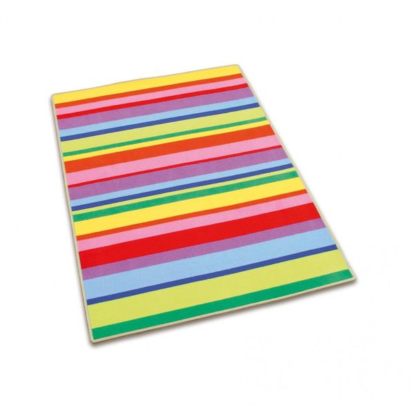 striped rug, bunte Streifen, rechteckiger Teppich, Wohnkultur, Stoffteppich
