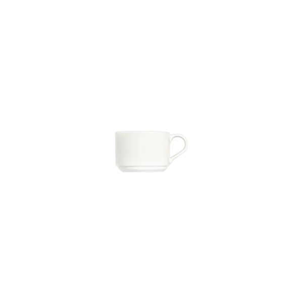 ID Fine Joker white stapelbare Obertasse, 200 ml, 12 Stück