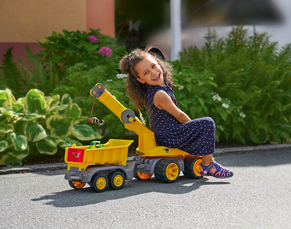 BIG Power Worker Maxi Trailer mit Anhängerkupplung BIG Power Worker Maxi Trailer mit Anhängerkupplung