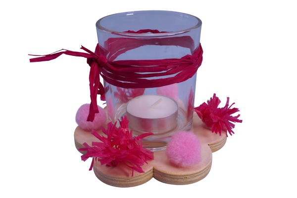 Teelichthalter Blume, 3 Stück (SONDERANGEBOT)