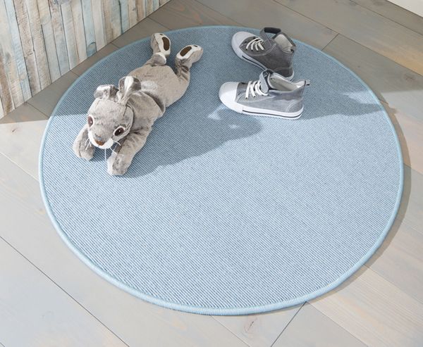 TRETFORD Teppich rund gekettelt, 200 cm, Farbe wählbar