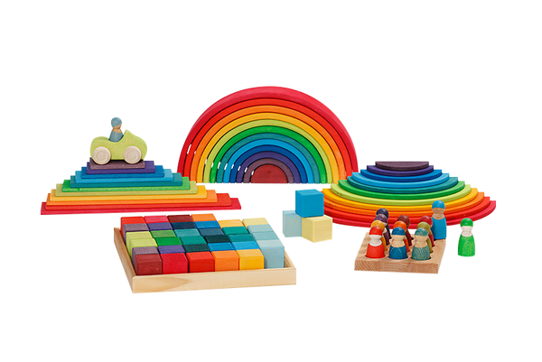 GRIMM`S Grundset – 12er Regenbogenfarbigkeit, ab 1 Jahr, 85 Teile GRIMM`S Grundset – 12er Regenbogenfarbigkeit, ab 1 Jahr, 85 Teile
