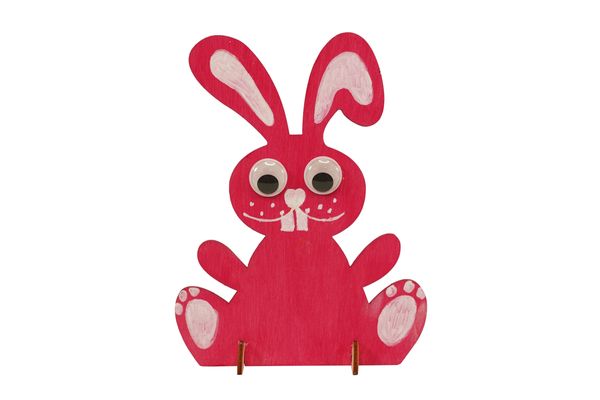 Osterhasen aus Holz, 12cm hoch, 6 Stück (SONDERANGEBOT) Osterhasen aus Holz, 12cm hoch, 6 Stück (SONDERANGEBOT)